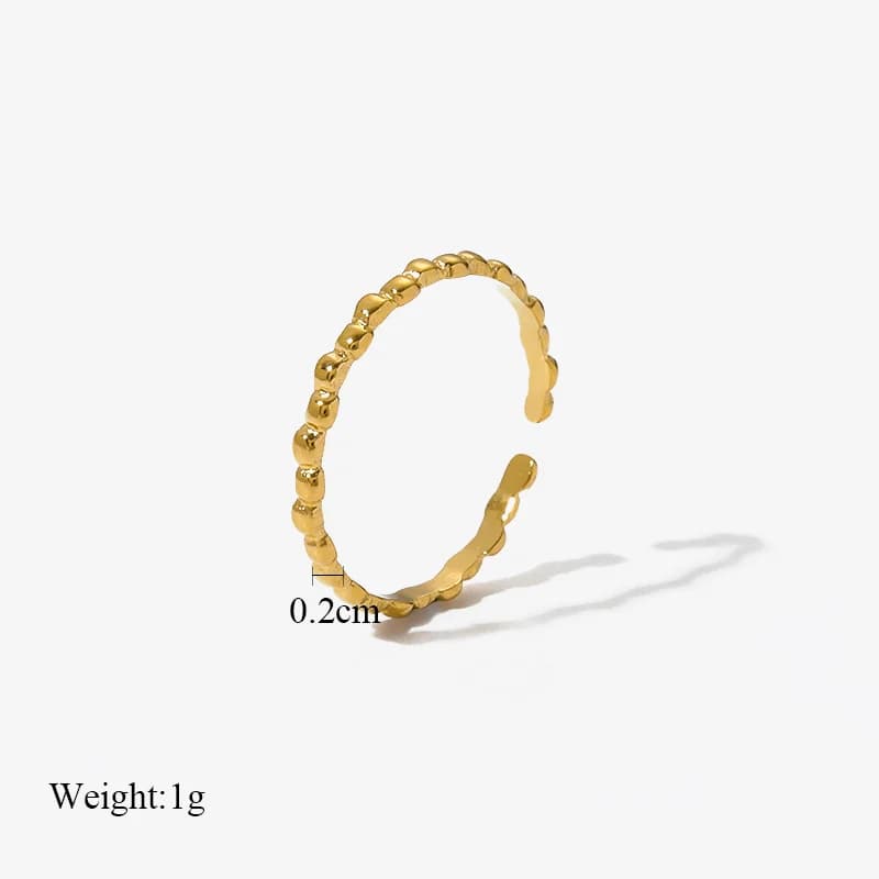 Gyldne vintage manchetringe