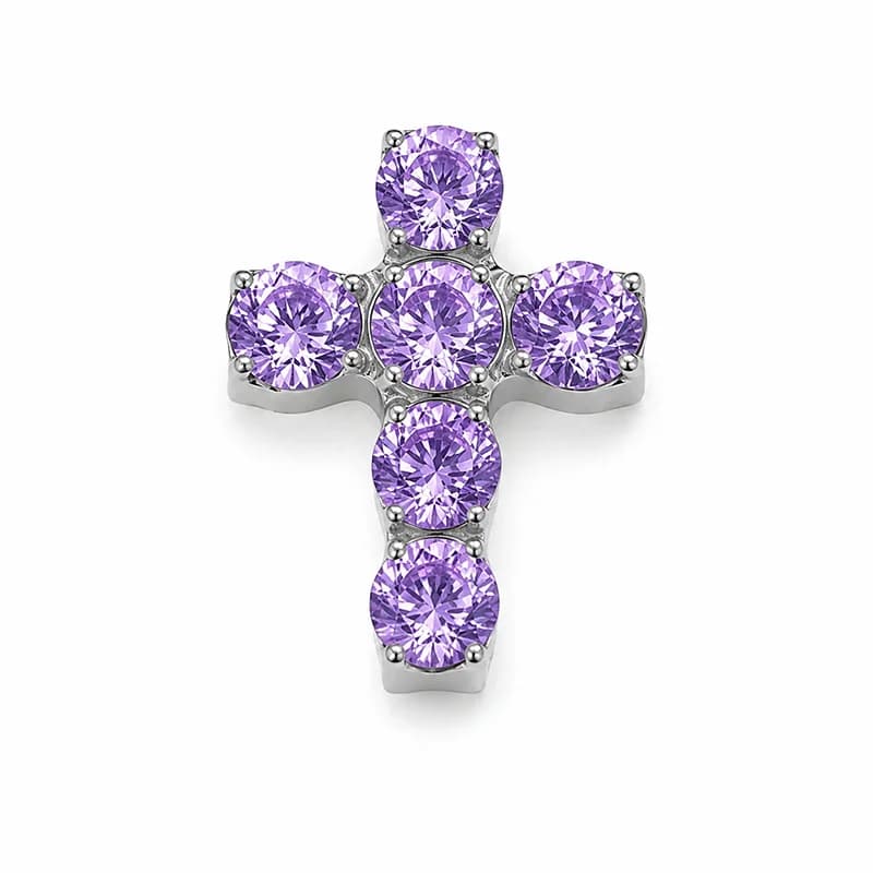 Titan spiral kors zirkon body piercing