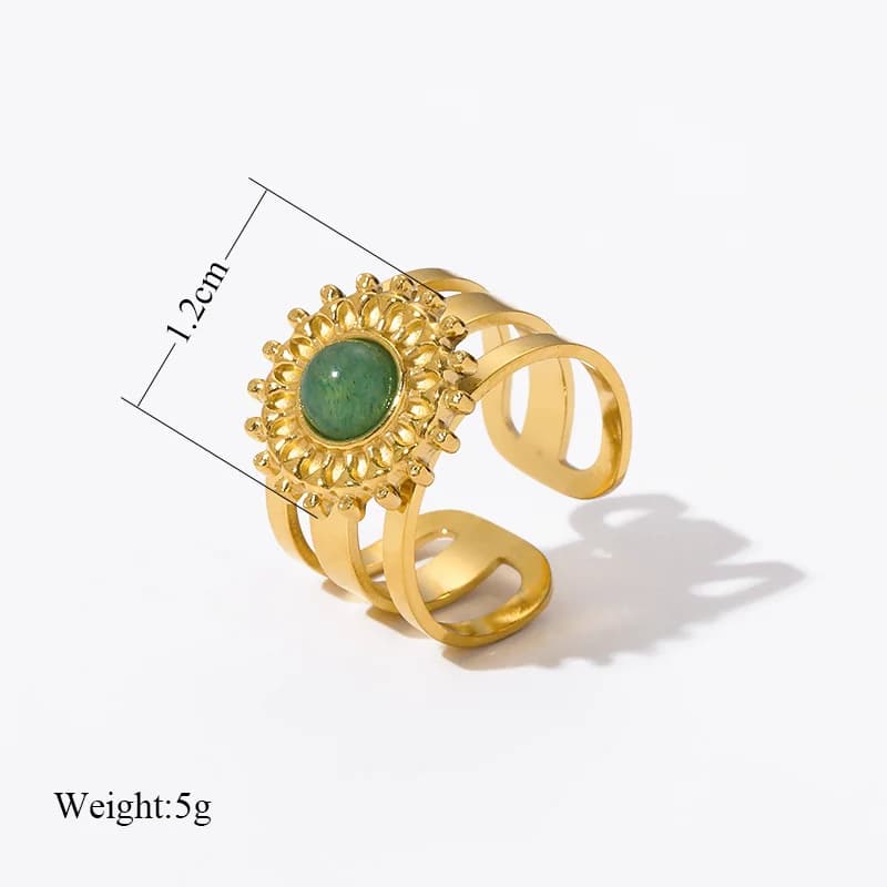 Gyldne vintage manchetringe