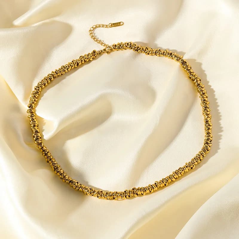 Tyk cubansk kæde choker