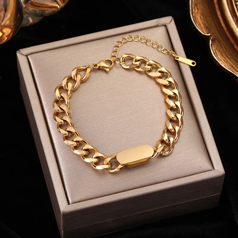 Hvid emalje armbånd til kvinder